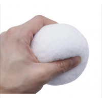 2020 New Arrivals Toys Custom Factory Direct Christmas Decorations Plush Slow Rebound Squishy White Soft Snowballs Squeeze Toy